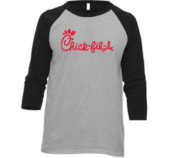 Chick Fil A Logo Popular Food Brand Company Fan Gift Vintage Raglan Retro Raglan 3/4 Sleeve Shirt Chick Fil A Logo Popular Food Brand Company Fan Gift Vintage Raglan Retro Raglan 3/4 Sleeve Shirt