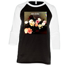 New Order Power Corruption And Lies Album Vintage Raglan Retro Raglan 3/4 Sleeve Shirt New Order Power Corruption And Lies Album Vintage Raglan Retro Raglan 3/4 Sleeve Shirt