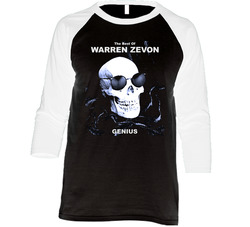Warren Zevon Vintage Raglan Retro Raglan 3/4 Sleeve Shirt Warren Zevon Vintage Raglan Retro Raglan 3/4 Sleeve Shirt