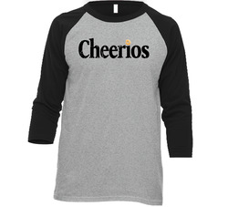 Cheerios Logo Popular Cereal Brand Food Company Fan Gift Vintage Raglan Retro Raglan 3/4 Sleeve Shirt Cheerios Logo Popular Cereal Brand Food Company Fan Gift Vintage Raglan Retro Raglan 3/4 Sleeve Shirt