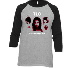 Tlc Crazy Sexy Cool Album Cover Vintage Raglan Retro Raglan 3/4 Sleeve Shirt Tlc Crazy Sexy Cool Album Cover Vintage Raglan Retro Raglan 3/4 Sleeve Shirt