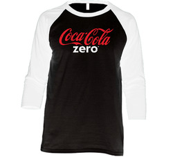 Coca Cola Zero Cool Popular Food Drink Restaurant Brand Logo Gift Vintage Raglan Retro Raglan 3/4 Sleeve Shirt Coca Cola Zero Cool Popular Food Drink Restaurant Brand Logo Gift Vintage Raglan Retro Raglan 3/4 Sleeve Shirt