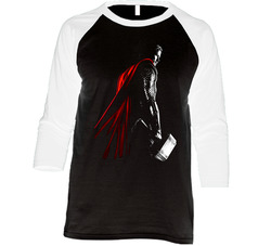 Thor Movie Vintage Raglan Retro Raglan 3/4 Sleeve Shirt Thor Movie Vintage Raglan Retro Raglan 3/4 Sleeve Shirt