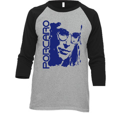 Jeff Porcaro Rock Drummer Music Vintage Raglan Retro Raglan 3/4 Sleeve Shirt Jeff Porcaro Rock Drummer Music Vintage Raglan Retro Raglan 3/4 Sleeve Shirt