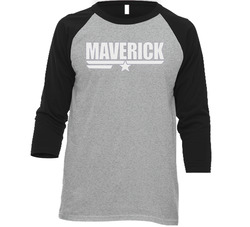 Maverick Vintage Raglan Retro Raglan 3/4 Sleeve Shirt Maverick Vintage Raglan Retro Raglan 3/4 Sleeve Shirt