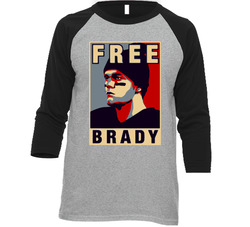 Free Brady Patriots Football Twitter Vintage Raglan Retro Raglan 3/4 Sleeve Shirt Free Brady Patriots Football Twitter Vintage Raglan Retro Raglan 3/4 Sleeve Shirt