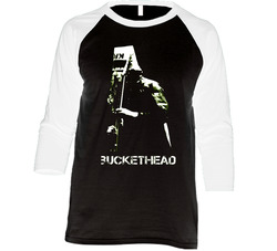 Buckethead Rock Music Guitar Vintage Raglan Retro Raglan 3/4 Sleeve Shirt Buckethead Rock Music Guitar Vintage Raglan Retro Raglan 3/4 Sleeve Shirt