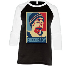 New Free Tom Brady Tee Vintage Raglan Retro Raglan 3/4 Sleeve Shirt New Free Tom Brady Tee Vintage Raglan Retro Raglan 3/4 Sleeve Shirt