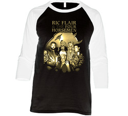 The 4 Horsemen Vintage Raglan Retro Raglan 3/4 Sleeve Shirt The 4 Horsemen Vintage Raglan Retro Raglan 3/4 Sleeve Shirt
