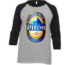 Piton Beer Lager St Lucia Vacation Island Vintage Raglan Retro Raglan 3/4 Sleeve Shirt Piton Beer Lager St Lucia Vacation Island Vintage Raglan Retro Raglan 3/4 Sleeve Shirt