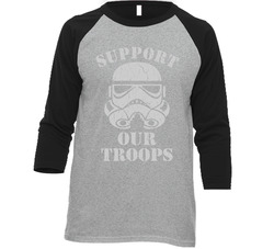Storm Trooper Star Wars Vintage Vintage Raglan Retro Raglan 3/4 Sleeve Shirt Storm Trooper Star Wars Vintage Vintage Raglan Retro Raglan 3/4 Sleeve Shirt