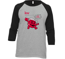 Keller Williams Drink The Kool-aid Vintage Raglan Retro Raglan 3/4 Sleeve Shirt Keller Williams Drink The Kool-aid Vintage Raglan Retro Raglan 3/4 Sleeve Shirt