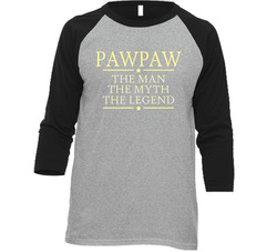 Pawpaw Vintage Raglan Retro Raglan 3/4 Sleeve Shirt Pawpaw Vintage Raglan Retro Raglan 3/4 Sleeve Shirt