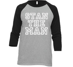 Stan Wawrinka Stan The Man Tennis Champ Vintage Raglan Retro Raglan 3/4 Sleeve Shirt Stan Wawrinka Stan The Man Tennis Champ Vintage Raglan Retro Raglan 3/4 Sleeve Shirt