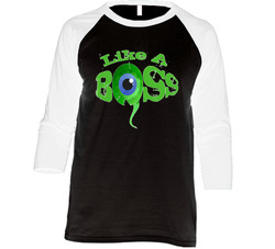 Like A Boss Jacksepticeye Youtuber Vintage Raglan Retro Raglan 3/4 Sleeve Shirt Like A Boss Jacksepticeye Youtuber Vintage Raglan Retro Raglan 3/4 Sleeve Shirt
