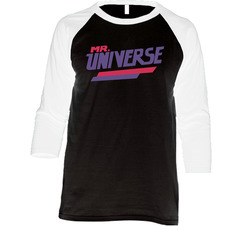 Mr Universe Tee New Vintage Raglan Retro Raglan 3/4 Sleeve Shirt Mr Universe Tee New Vintage Raglan Retro Raglan 3/4 Sleeve Shirt