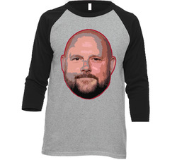 Brian Daboll Big Head Vintage Raglan Retro Raglan 3/4 Sleeve Shirt Brian Daboll Big Head Vintage Raglan Retro Raglan 3/4 Sleeve Shirt