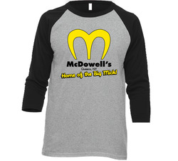 Mcdowells Vintage Raglan Retro Raglan 3/4 Sleeve Shirt Mcdowells Vintage Raglan Retro Raglan 3/4 Sleeve Shirt