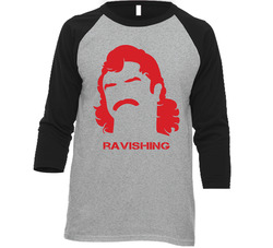 Ravishing Rick Rude Vintage Raglan Retro Raglan 3/4 Sleeve Shirt