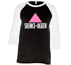 Silence Equals Death Funny Dallas Buyers Club Popular Movie Vintage Raglan Retro Raglan 3/4 Sleeve Shirt Silence Equals Death Funny Dallas Buyers Club Popular Movie Vintage Raglan Retro Raglan 3/4 Sleeve Shirt