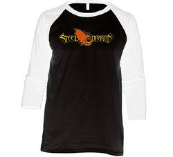 Steel Dragon Rock Star Vintage Raglan Retro Raglan 3/4 Sleeve Shirt Steel Dragon Rock Star Vintage Raglan Retro Raglan 3/4 Sleeve Shirt