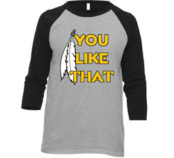 Washington Redskins Nfl Football Kirk Cousins You Like That Nfc East Champions Playoffs Vintage Raglan Retro Raglan 3/4 Sleeve Shirt Washington Redskins Nfl Football Kirk Cousins You Like That Nfc East Champions Playoffs Vintage Raglan Retro Raglan 3/4 Sleeve Shirt