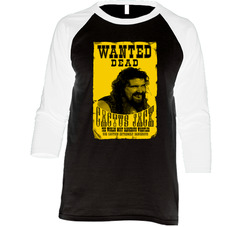 Wanted Cactus Vintage Raglan Retro Raglan 3/4 Sleeve Shirt Wanted Cactus Vintage Raglan Retro Raglan 3/4 Sleeve Shirt