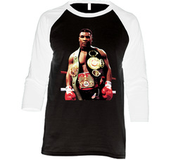 Mike Tyson Boxing Legend Vintage Raglan Retro Raglan 3/4 Sleeve Shirt Mike Tyson Boxing Legend Vintage Raglan Retro Raglan 3/4 Sleeve Shirt