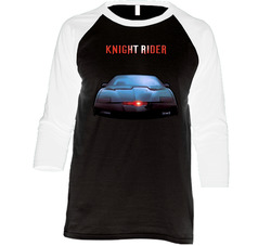 Kitt Knight Rider Retro Tv Show Vintage Raglan Retro Raglan 3/4 Sleeve Shirt Kitt Knight Rider Retro Tv Show Vintage Raglan Retro Raglan 3/4 Sleeve Shirt