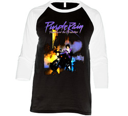 Purple Rain Prince Vintage Raglan Retro Raglan 3/4 Sleeve Shirt Purple Rain Prince Vintage Raglan Retro Raglan 3/4 Sleeve Shirt