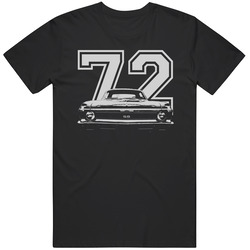 1972 Nova Grill View Faded Look With Year Black Unisex T Shirt 1972 Nova Grill View Faded Look With Year Black Unisex T Shirt