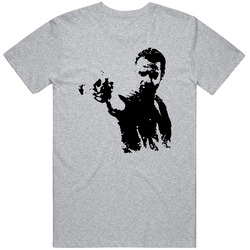 Rick Grimes Walking Woman's T- Sport Gre Unisex T Shirt Rick Grimes Walking Woman's T- Sport Gre Unisex T Shirt