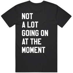 Not A Lot Going On At The Moment Funny Unisex T Shirt Not A Lot Going On At The Moment Funny Unisex T Shirt