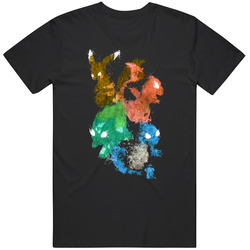 Pokemon Graphic T Shirt Eevee Squirtle Charmander Bulbasaur Sun and Moon Nintendo Video Game Design Fun and Cute Unique Unisex Apparel Unisex T Shirt Pokemon Graphic T Shirt Eevee Squirtle Charmander Bulbasaur Sun and Moon Nintendo Video Game Design Fun and Cute Unique Unisex Apparel Unisex T Shirt