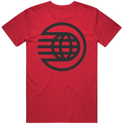 Spaceship Earth Logo In Red Unisex T Shirt
