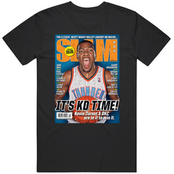 Slam Magazine Issue 155 Kevin Durant Popular Basketball Magazine Grunge Look Unisex T Shirt Slam Magazine Issue 155 Kevin Durant Popular Basketball Magazine Grunge Look Unisex T Shirt