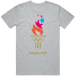 Olypmics 100 Atlanta 1996 Vintage Unisex T Shirt Olypmics 100 Atlanta 1996 Vintage Unisex T Shirt