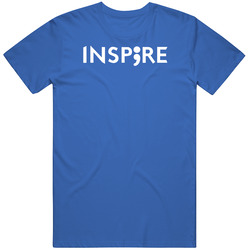 Inspire Man's Hoodie Royal Blue Unisex T Shirt Inspire Man's Hoodie Royal Blue Unisex T Shirt