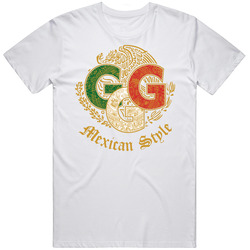 Ggg Mexican Style White Unisex T Shirt Ggg Mexican Style White Unisex T Shirt
