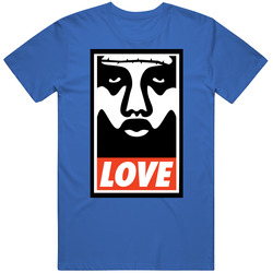 Obey Love - Royal Blue Unisex T Shirt