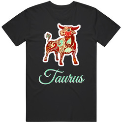 Zodiac Taurus The Bull Astrology Sign Symbol Unisex T Shirt Zodiac Taurus The Bull Astrology Sign Symbol Unisex T Shirt
