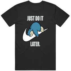 Later Anime Snorlax Unisex T Shirt Later Anime Snorlax Unisex T Shirt
