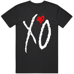 I Love You Like Xo Graphic Black Cotton Hooded Sweatshirt Unisex T Shirt