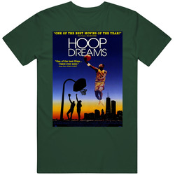 Hoop Dreams Movie Classic Film Vintage Retro Gift Unisex T Shirt Hoop Dreams Movie Classic Film Vintage Retro Gift Unisex T Shirt