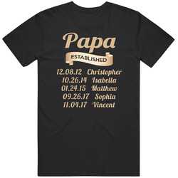 Papa Established For Lisa Unisex T Shirt Papa Established For Lisa Unisex T Shirt