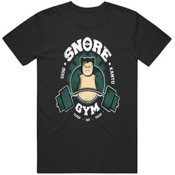 Pokemon Snorlax Kanto Gym Funny Exercise Unisex T Shirt Pokemon Snorlax Kanto Gym Funny Exercise Unisex T Shirt