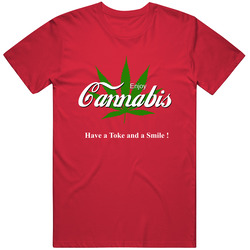 Enjoy Cannabis Funny Pot Coke Parody Coca Cola Inspired Logo Party And Drugs Unisex T Shirt Enjoy Cannabis Funny Pot Coke Parody Coca Cola Inspired Logo Party And Drugs Unisex T Shirt