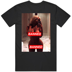 Banned Black Unisex T Shirt