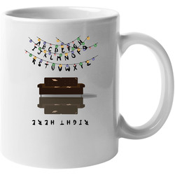 Stranger Things Right Here Unisex Mug Stranger Things Right Here Unisex Mug