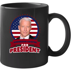Anderson Cooper For President Unisex Mug Anderson Cooper For President Unisex Mug